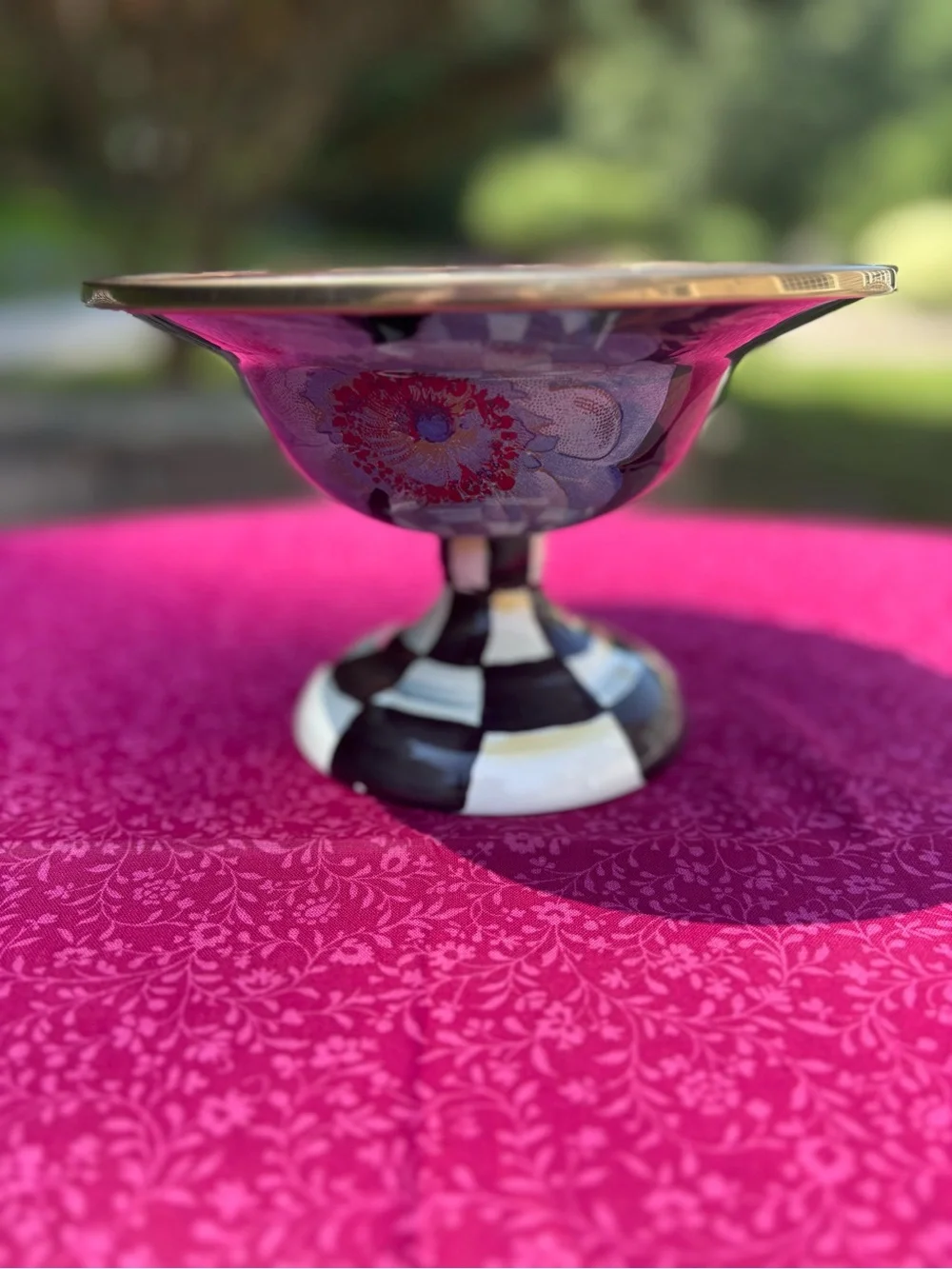 Mackenzie-Childs Flower Market Small Compote